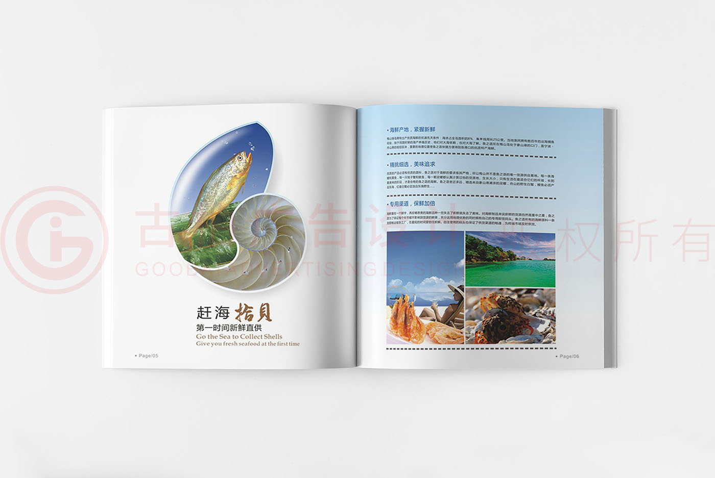 水產(chǎn)海鮮畫(huà)冊(cè)設(shè)計(jì),水產(chǎn)畫(huà)冊(cè)設(shè)計(jì)公司,食品畫(huà)冊(cè)設(shè)計(jì)公司